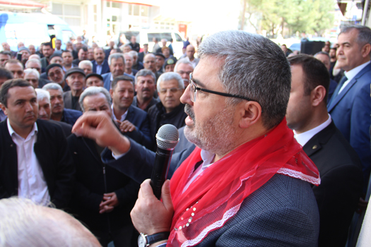 Ak Parti Milletvekili Özkaya, Dinar’da Seçim Bürosu Açılışı Yaptı