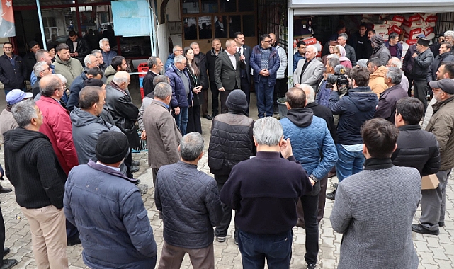 Milletvekili Adayı Şeref Olgun;’ EL KOYAN DEĞİL EL VERMEYE GELİYORUZ.’