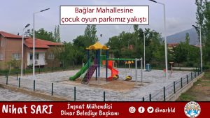 Bağlar Mahallemize Yeni Çocuk Oyun Parkı Çok Yakıştı