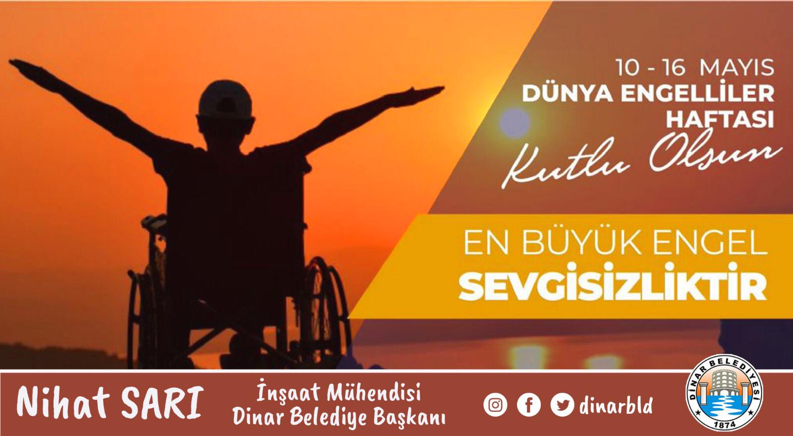 Belediye Başkanımız Nihat Sarı’dan Engelliler Haftası Mesajı 