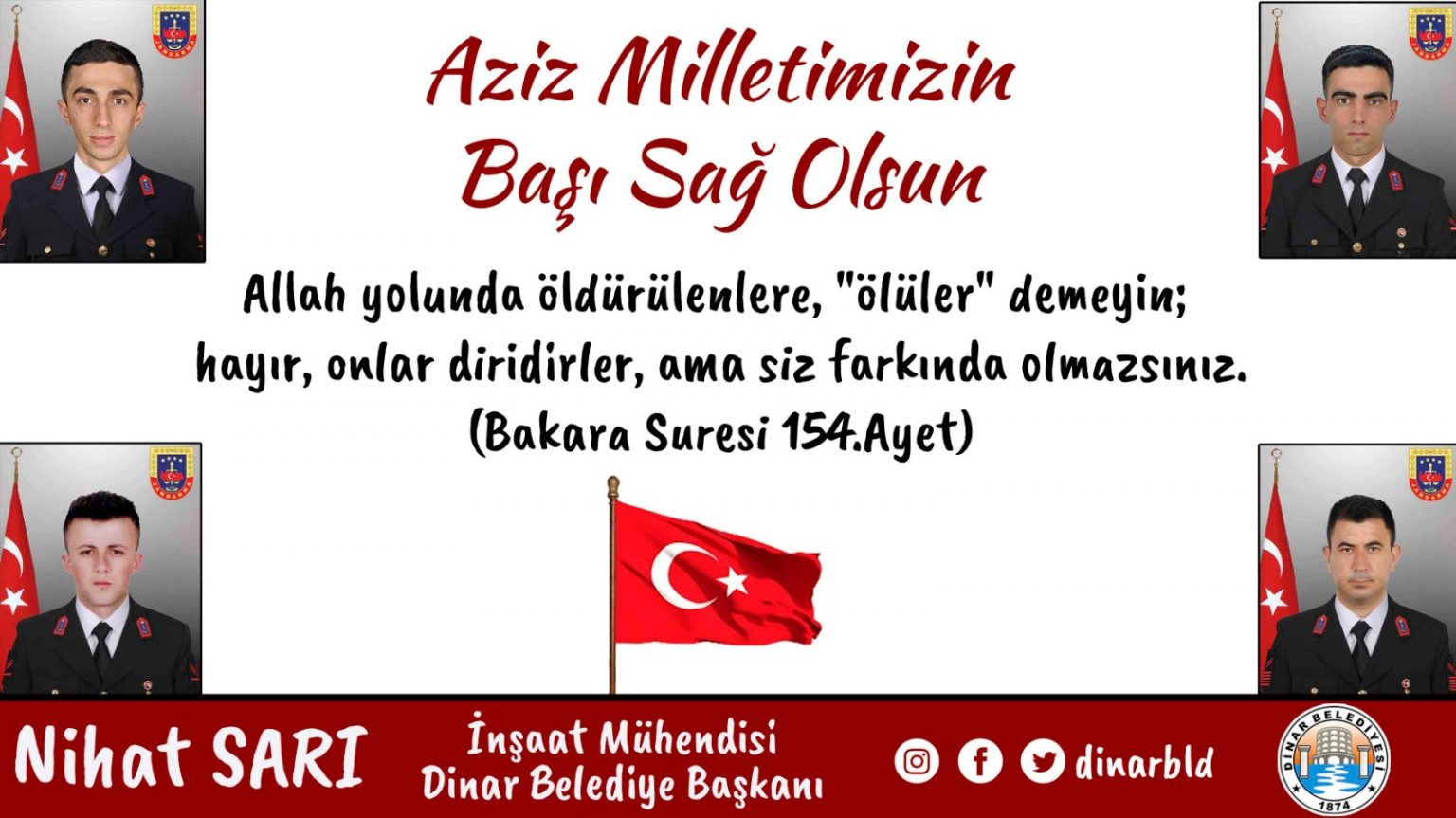 AZİZ MİLLETİMİZİN BAŞI SAĞ OLSUN