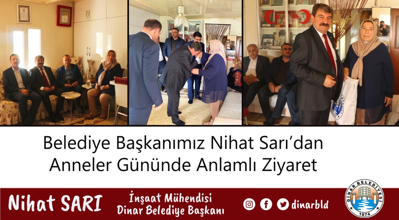 Başkan Sarı’dan Anneler gününde anlamlı ziyaret