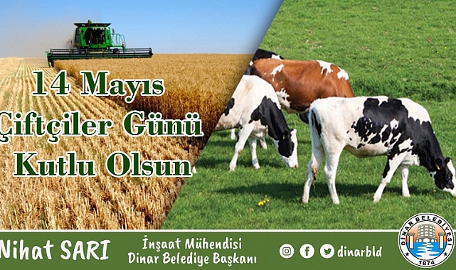 Belediye Başkanımız Nihat Sarı, çiftçilerimizin gününü kutladı