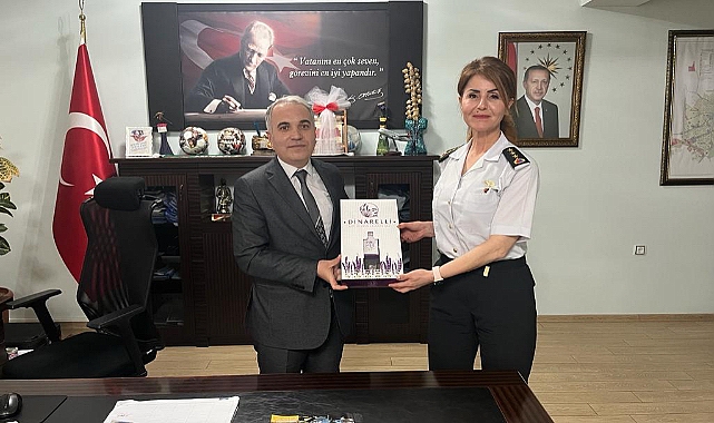 Jandarma Pilot Albay Hülya EKER, Kaymakam Duru’yu ziyaret etti