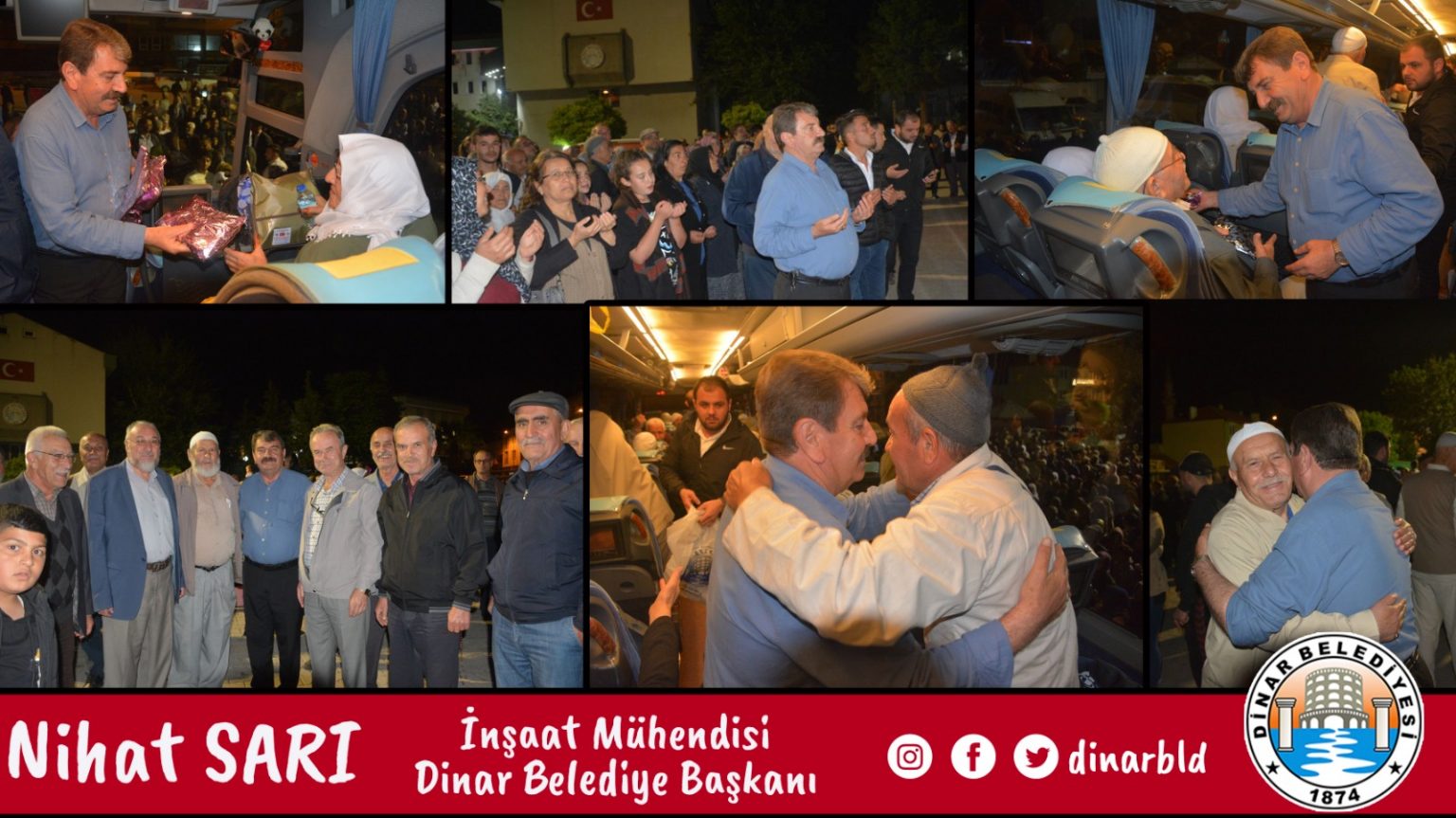 HACCA GİDEN VATANDAŞLARIMIZI UĞURLADIK