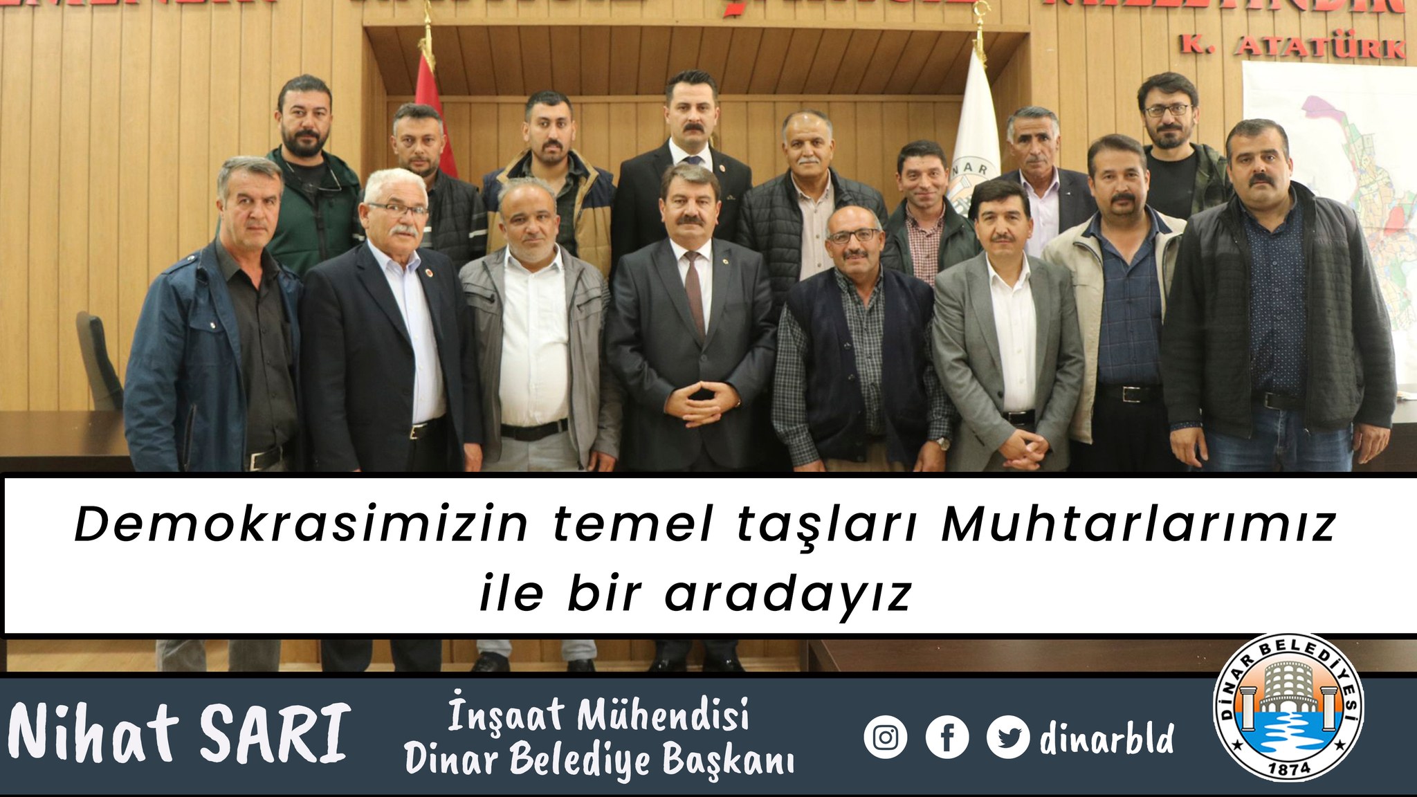 DEMOKRASİMİZİN TEMEL TAŞI MUHTARLARIMIZ İLE BİR ARAYA GELDİK