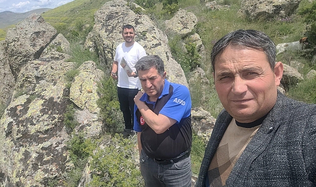 AFAD  KINIK KÖYÜNDE HEYELAN İNCELEMESİ YAPTI