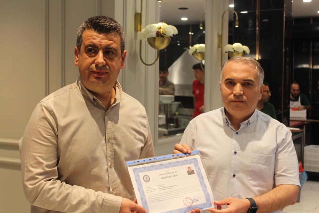 NECİP BİNBAŞI İLÇEYE VEDA ETTİ