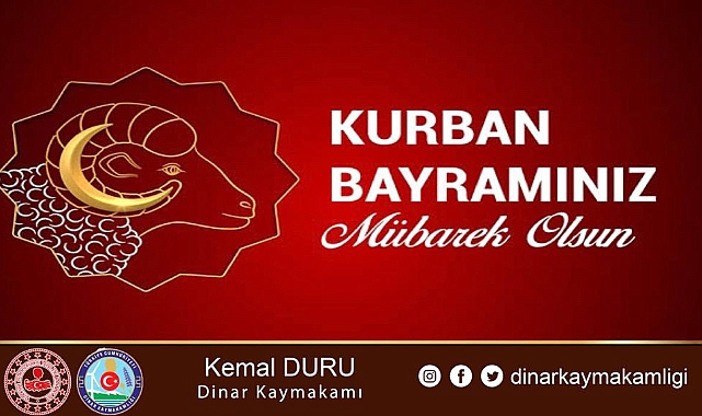 KAYMAKAMIMIZ KEMAL DURU’NUN KURBAN BAYRAMI MESAJI