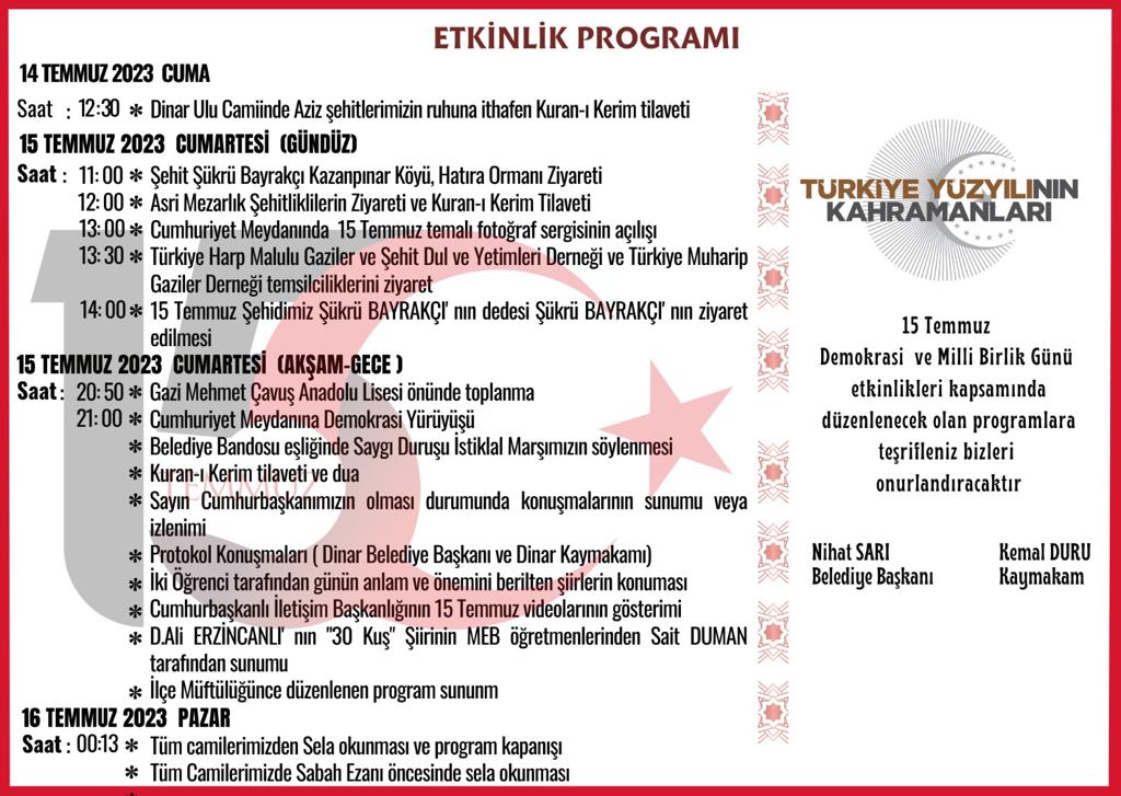 KAYMAKAMIMIZ KEMAL DURU’NUN 15 TEMMUZ DEMOKRASİ VE MİLLİ BİRLİK GÜNÜ MESAJI 2 17298750521689327631