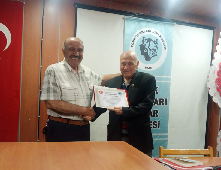 TÜRK OCAKLARI DİNAR ŞUBESİ'NDEN 100.YIL SÖYLEŞISİ 13 Hilmi 12