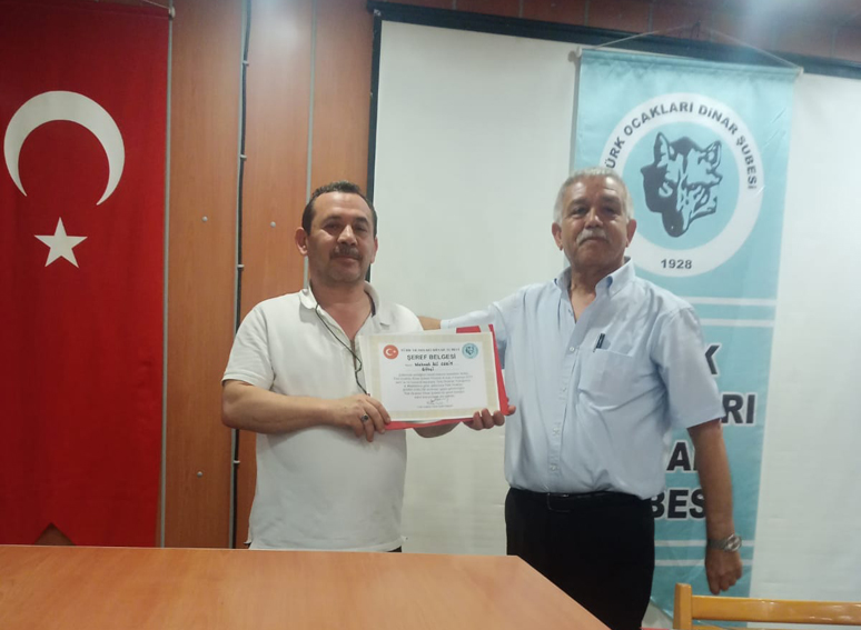 TÜRK OCAKLARI DİNAR ŞUBESİ'NDEN 100.YIL SÖYLEŞISİ 15 Hilmi 14