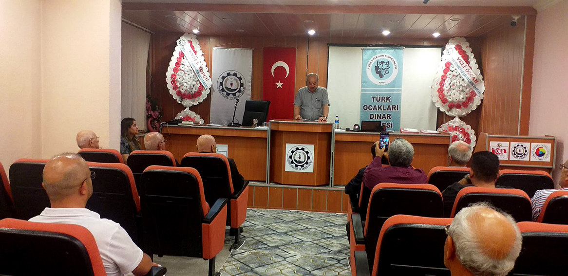 TÜRK OCAKLARI DİNAR ŞUBESİ'NDEN 100.YIL SÖYLEŞISİ 3 Hilmi 2 1