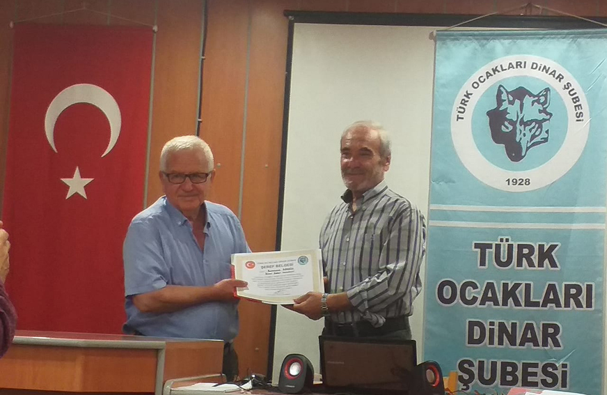 TÜRK OCAKLARI DİNAR ŞUBESİ'NDEN 100.YIL SÖYLEŞISİ 9 Hilmi 8