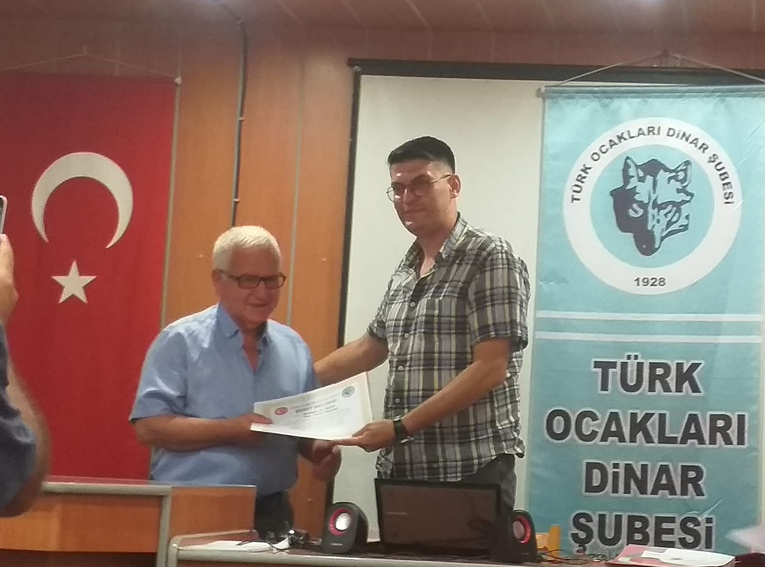 TÜRK OCAKLARI DİNAR ŞUBESİ'NDEN 100.YIL SÖYLEŞISİ 10 Hilmi 9