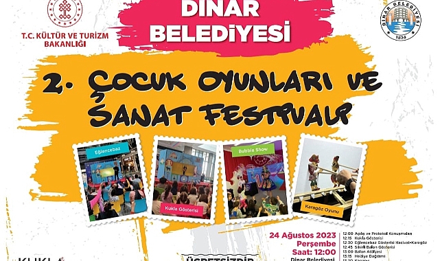 2.Çocuk Oyunları ve Sanat Festivalimize davetlisiniz