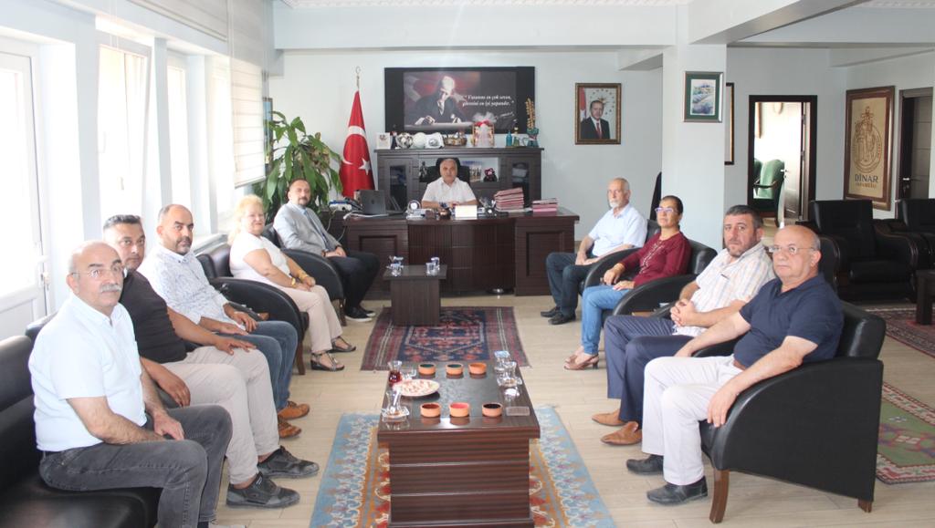 CHP İLÇE HEYYETINDEN KAYMAKAM DURU’YU ZİYARET