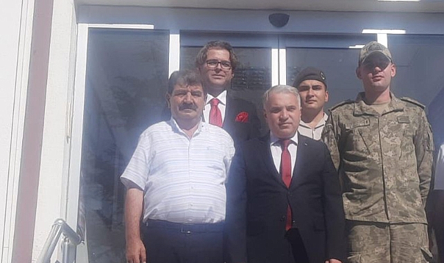 belediye baskanimiz dan askerlik sube baskani bekiroglu na hayirli olsun ziyareti 9880
