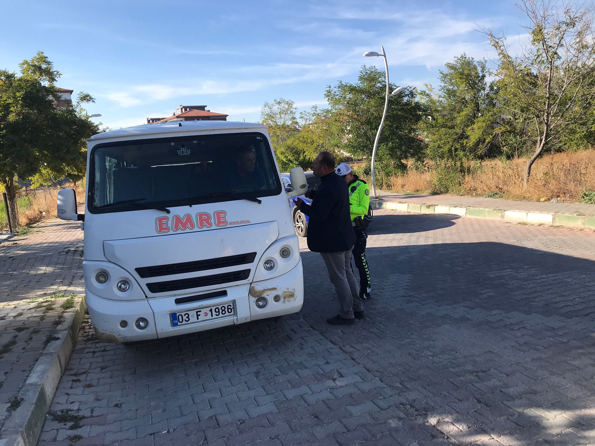 Okul Servis Aracı Denetimi Yapıldı