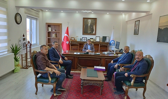 DİTSO EVCİLER KAYMAKAMIMIZA HAYIRLI OLSUN ZİYARETİNDE.