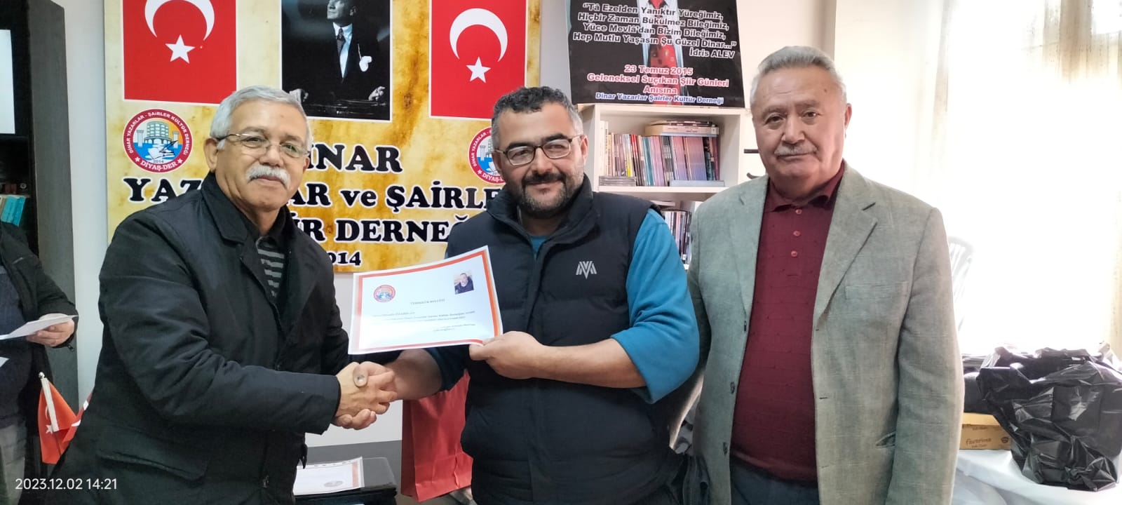 DİNAR ŞAİR VE YAZARLAR DERNEĞİ AHDE VEFA PROĞRAMI DEVAM EDİYO 6 Ahde vefa 3