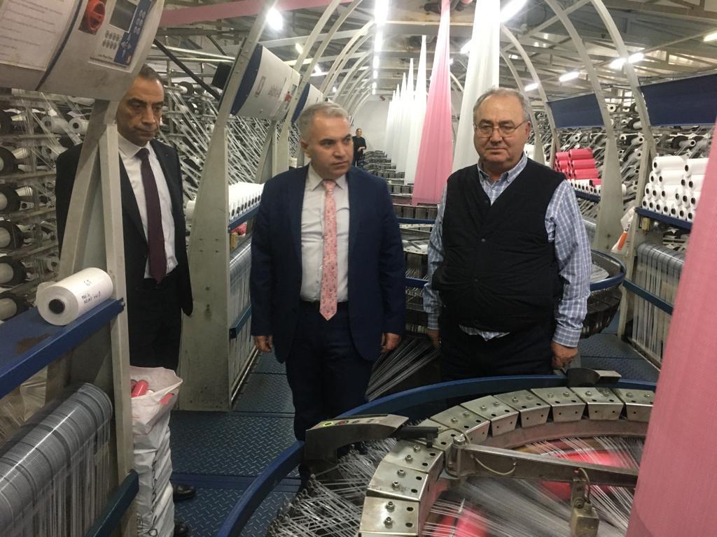 Kaymakam Duru Dokuma Fabrikasını İnceledi