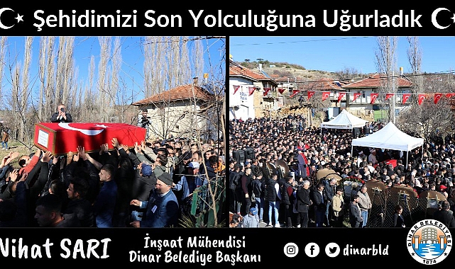 Şehidimizi Son Yolculuğuna Uğurladık 