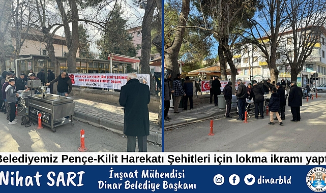 Belediyemiz, Şehitlerimiz için Ulu Camii’de lokma ikramı yaptı