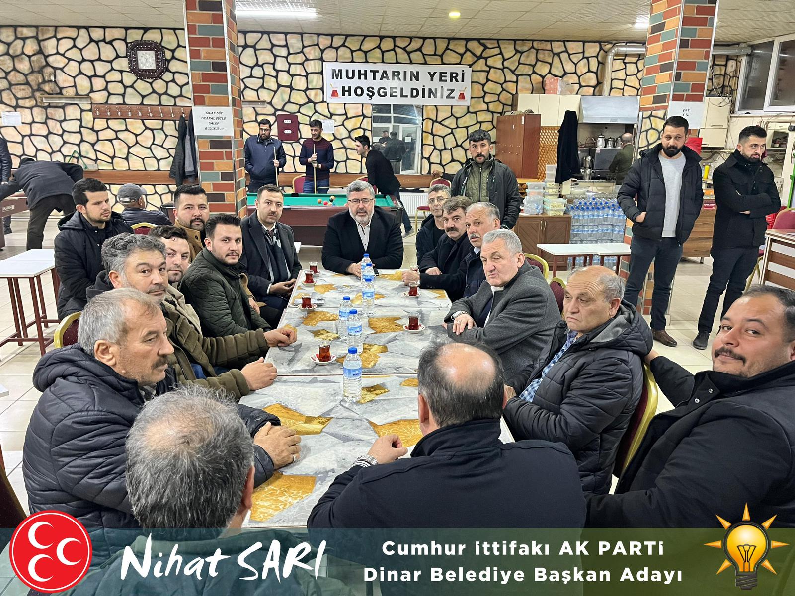 Nihat Sarı Kahvehane’de Vatandaşlarımızla Bir Araya Geldi