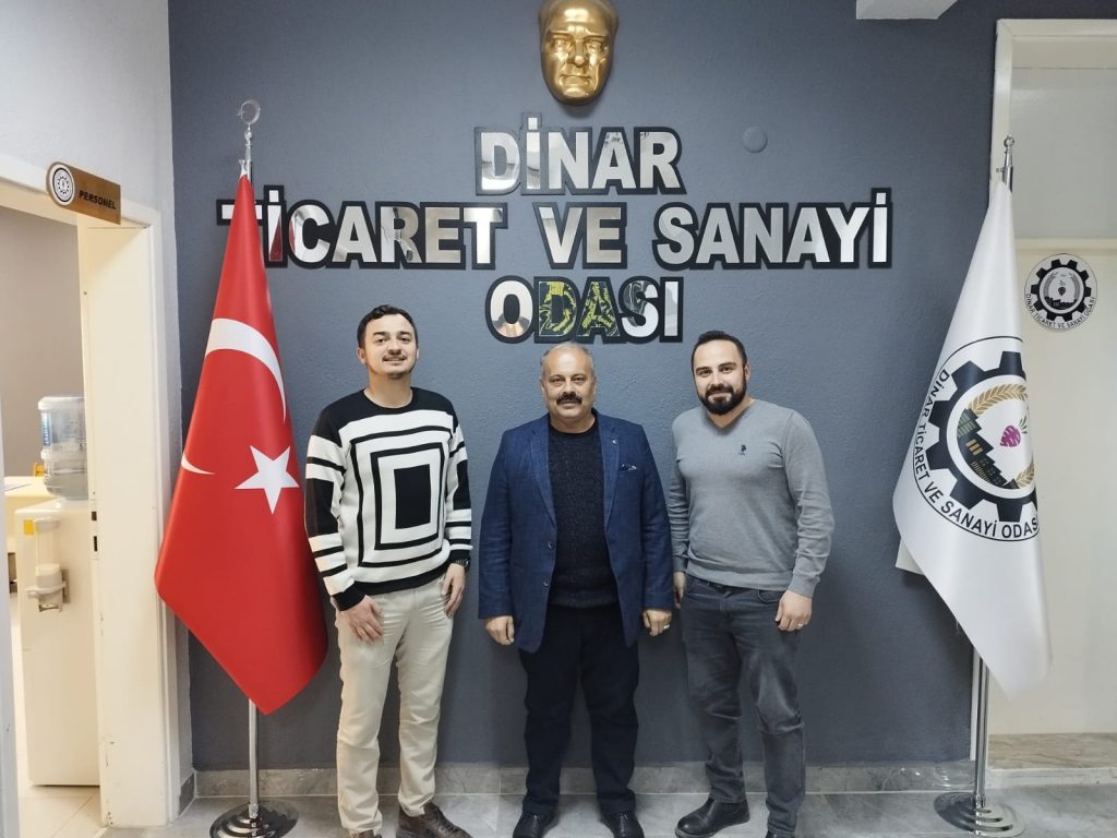 SANDIKLIDAN İŞ İNSANLARIMIZ ODAMIZI ZİYARET ETTİ
