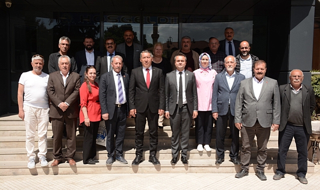 CHP Afyonkarahisar İl Başkanı Faruk Duha Erkan, Veysel Topçu’yu Ziyaret Etti