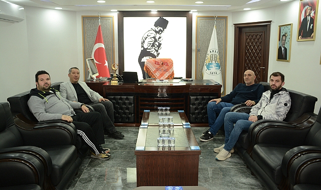 Afyonkarahisar Ticaret Borsası Başkanı Mehmet Mühsürler, Başkan Topçu’ya Ziyarette Bulundu