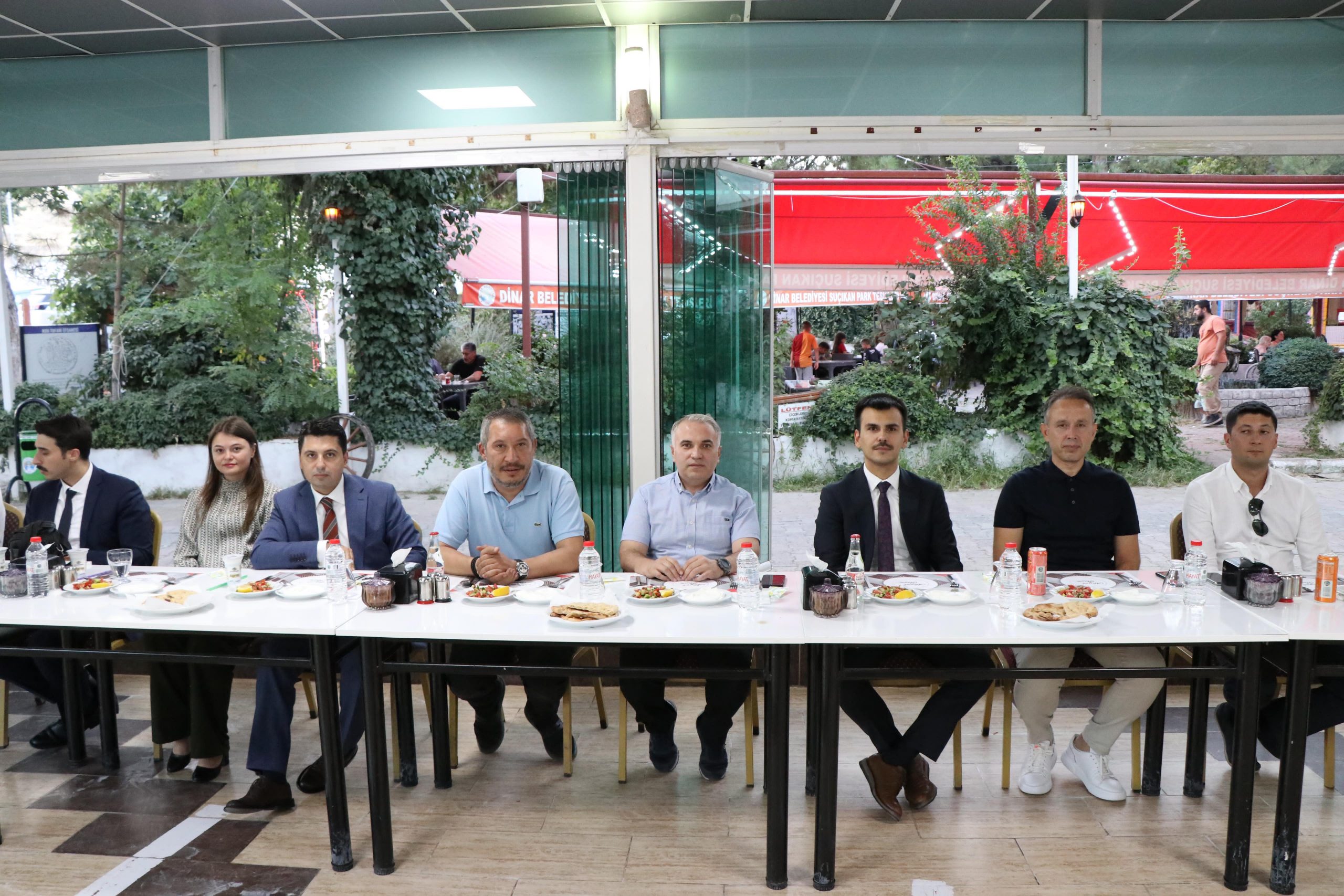 “Belediye Başkanı Topçu, Veda Yemeğine Katıldı”