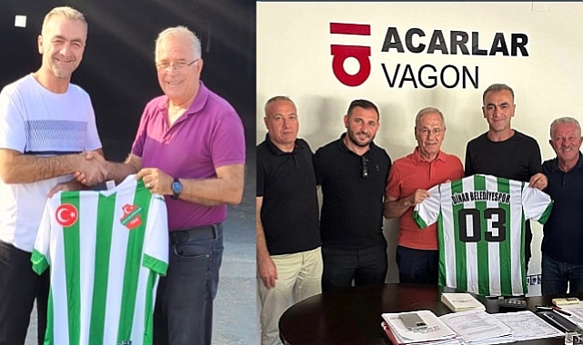 “Saffet Acar ve Abdullah Bağırkan’dan Dinar Belediye Spor Kulübü’ne Maddi Destek”