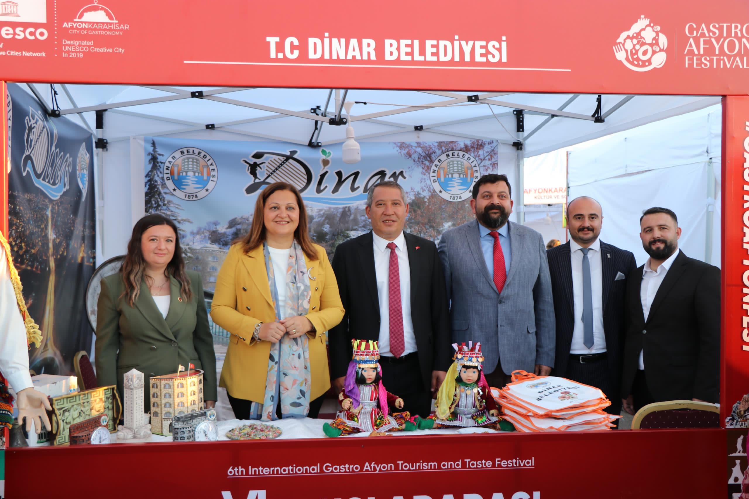 Dinar Belediye Başkanımız Veysel Topçu, 6. Uluslararası Gastro Afyon Turizm ve Lezzet Festivali'ne katıldı. 10 20354436731727537013