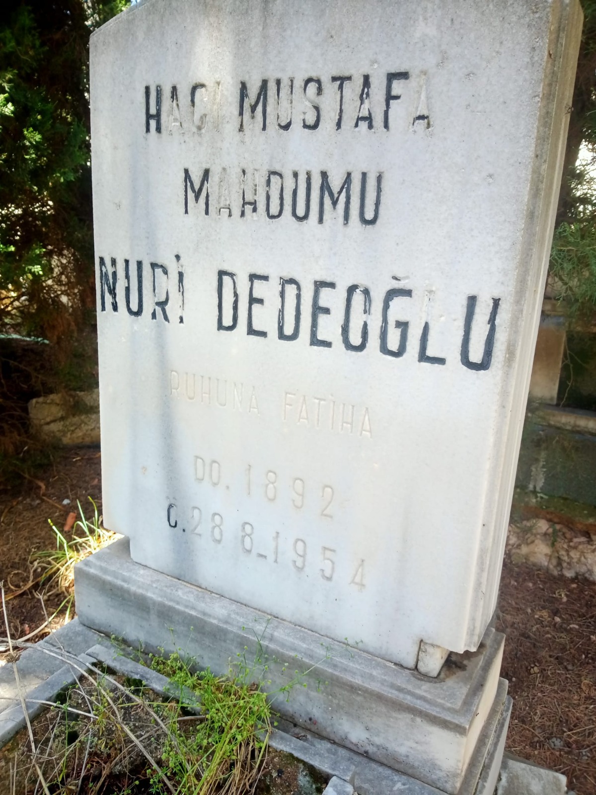 DİNAR BELEDİYE BAŞKANLARI ALBÜMÜ VE NURİ DEDEOĞLU(1892-1954) 4 IMG 20240928 WA0088