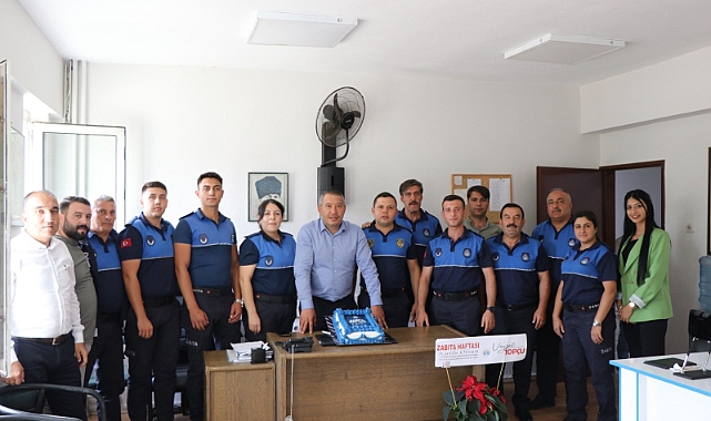 Belediye Başkanı Topçu’dan Zabıta Ekiplerine Ziyaret 