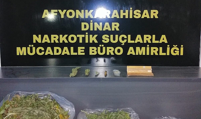 “Uyuşturucu ile Mücadelede Kararlılık: Dinar’da 182.8 Gram Skunk Ele Geçirildi”