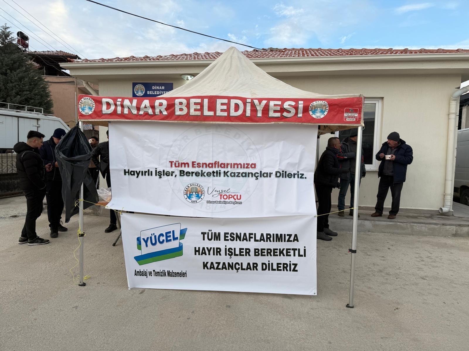 Dinar Belediyesinden Esnafa Çorba İkramıCHP Dinar İlçe Başkanlığı’ndan Basın Açıklaması