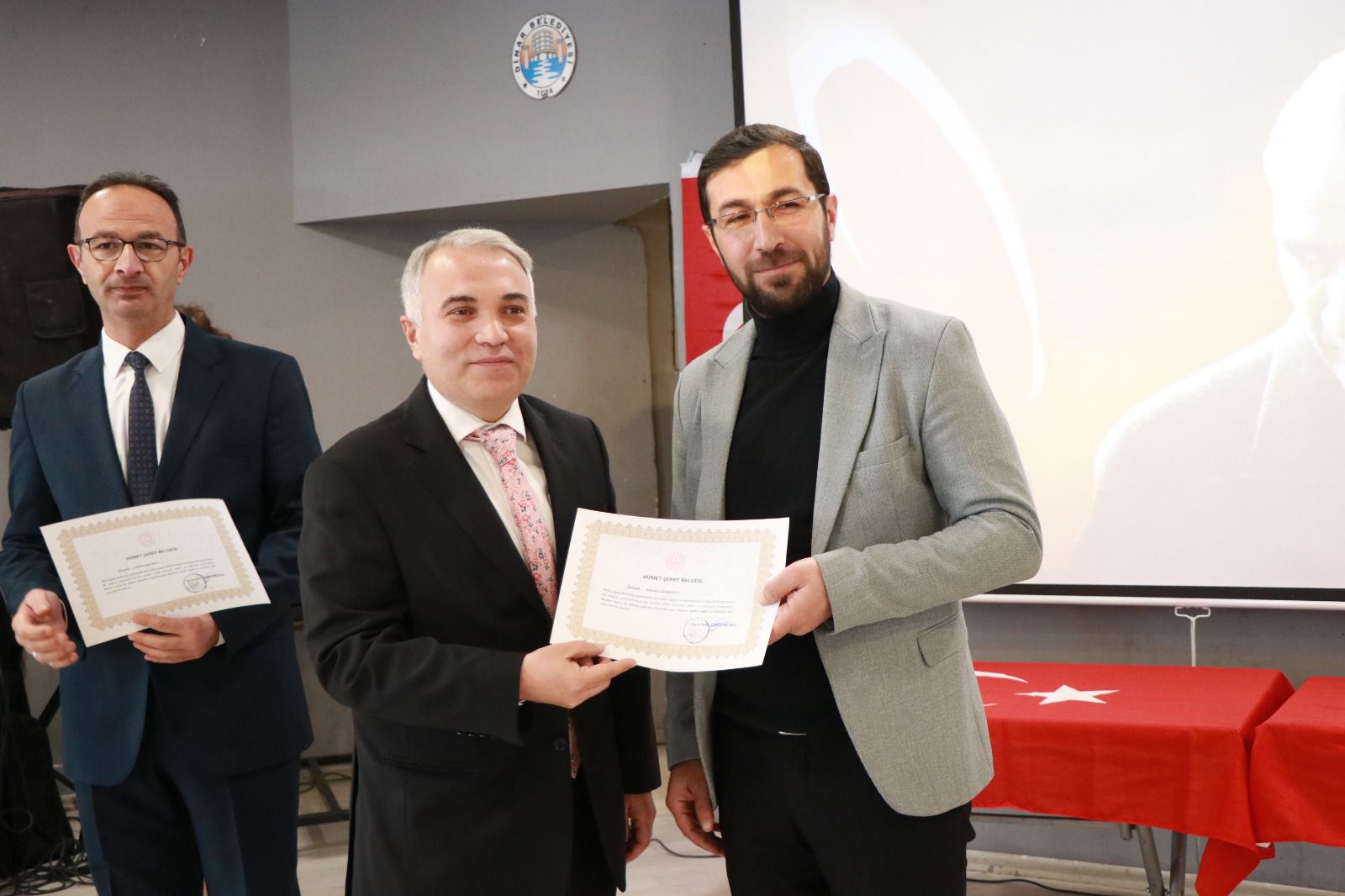 Dinar Belediye Başkanı Veysel Topçu, 24 Kasım Öğretmenler Günü Programlarına Katıldı 7 Bld. 5