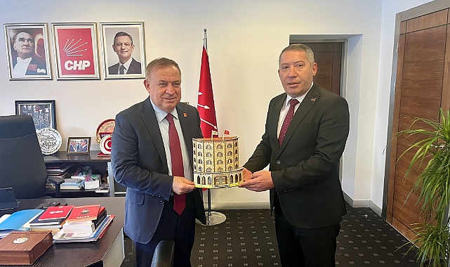 Dinar Belediye Başkanı Veysel Topçu’dan CHP Genel Merkezine Ziyaretler