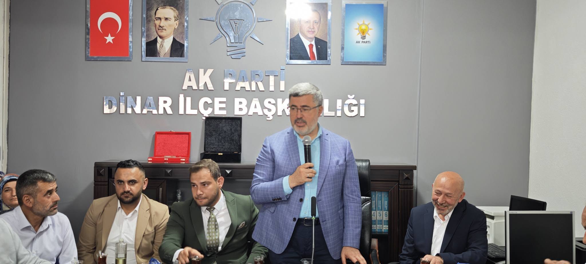 MİLLETVEKİLİMİZ  SAYIN ALİ ÖZKAYA  İLÇE TEŞKİLATIMIZ İLE BAYRAMLAŞMA PROGRAMINA KATILDI.