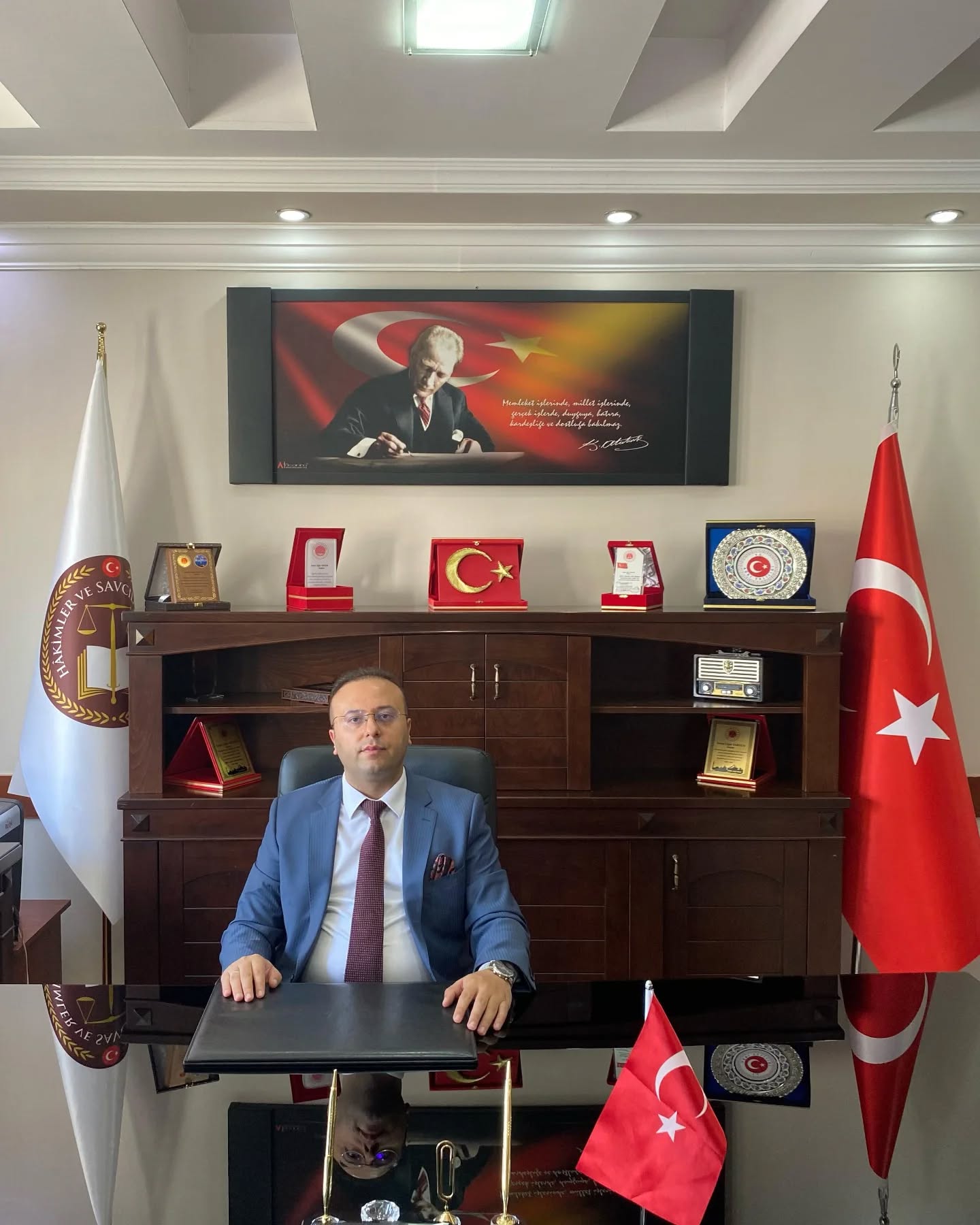 UĞUR YARGUN, DİNAR AĞIR CEZA MAHKEMESİ BAŞKANLIĞI GÖREVİNE BAŞLADI.