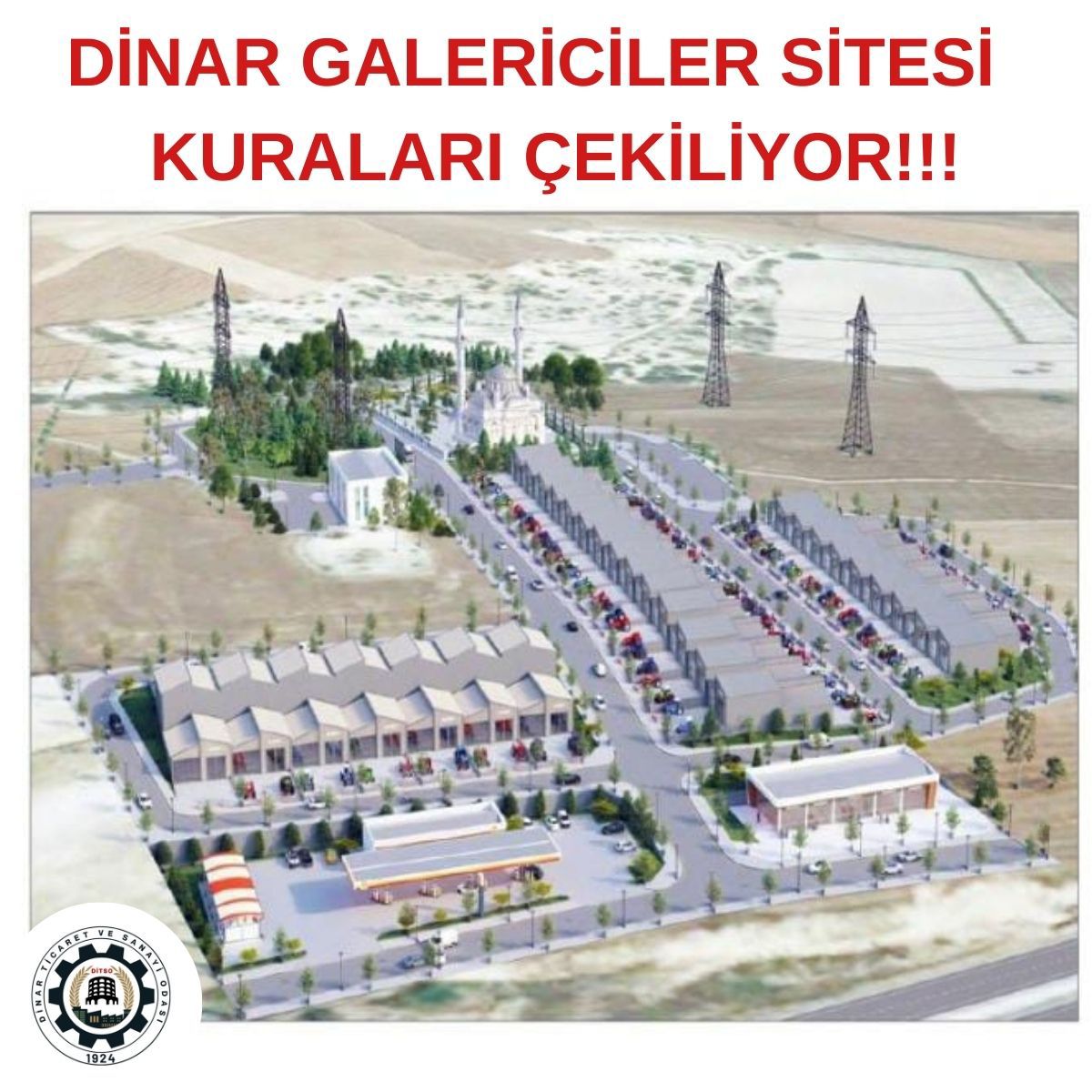 TOKİ TARAFINDAN İLÇEMİZE YAPILACAK OLAN GALERİCİLER SİTESİ YERLEŞİM KURASI ÇEKİLİYOR