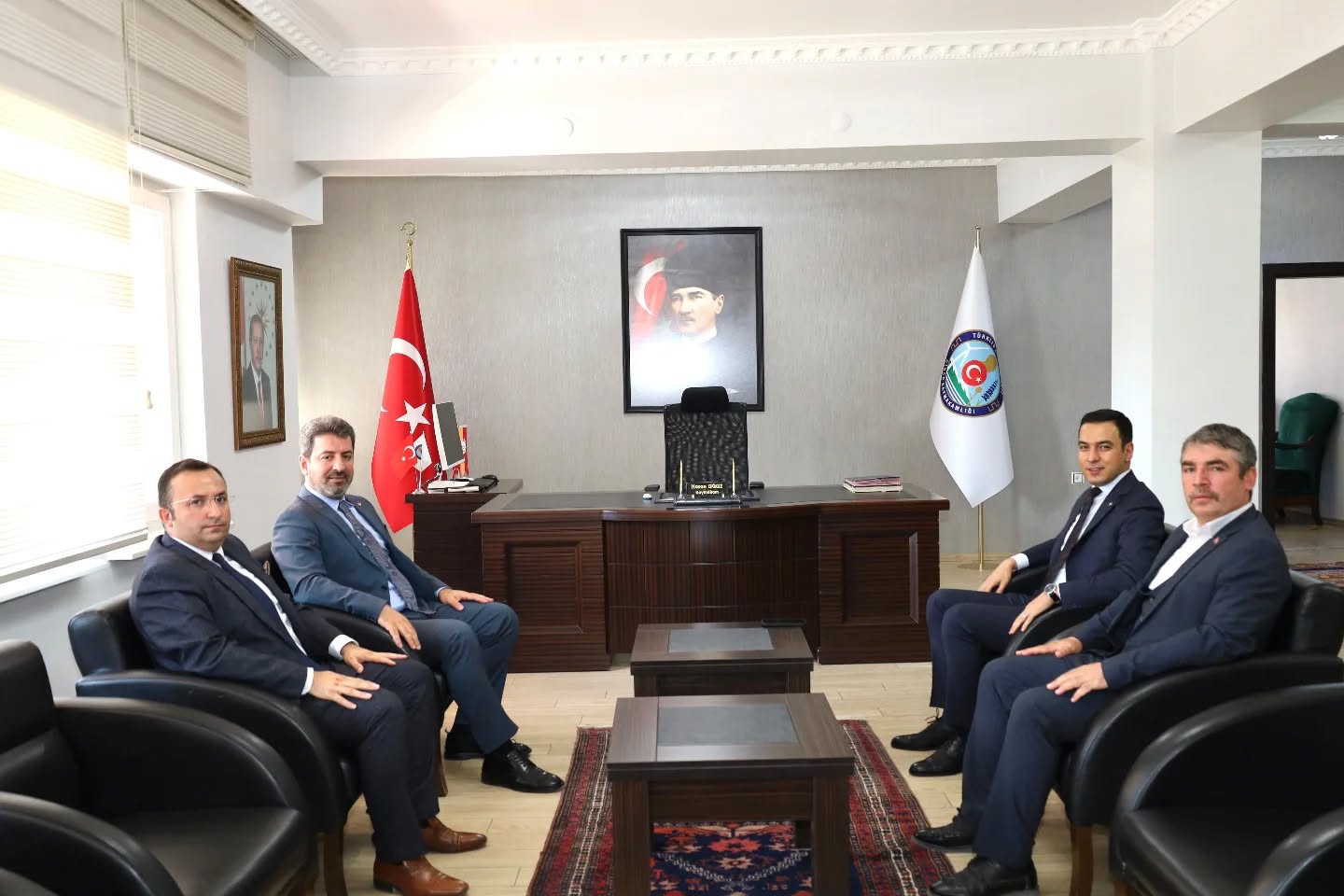 TEMEL EĞİTİM GENEL MÜDÜRÜNDEN KAYMAKAM UĞUZ’A ZİYARET