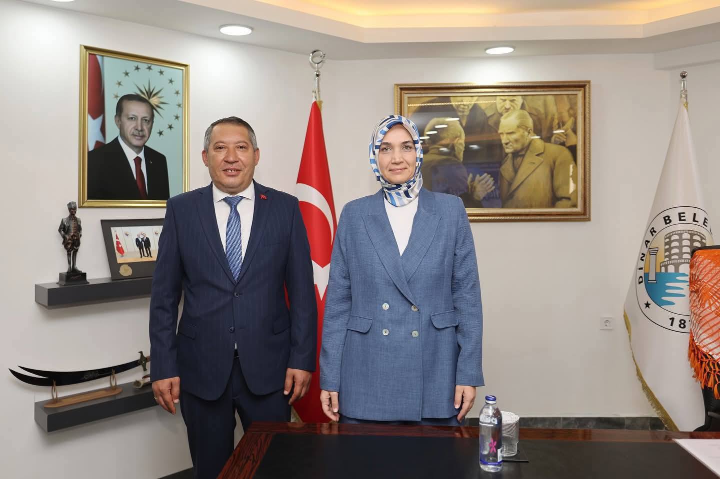 AFYONKARAHİSAR VALİMİZ DOÇ. DR. KÜBRA GÜRAN YİĞİTBAŞI’NDAN DİNAR BELEDİYESİNE ZİYARET 4 555515048 837018355517149 7620187770729848719 n