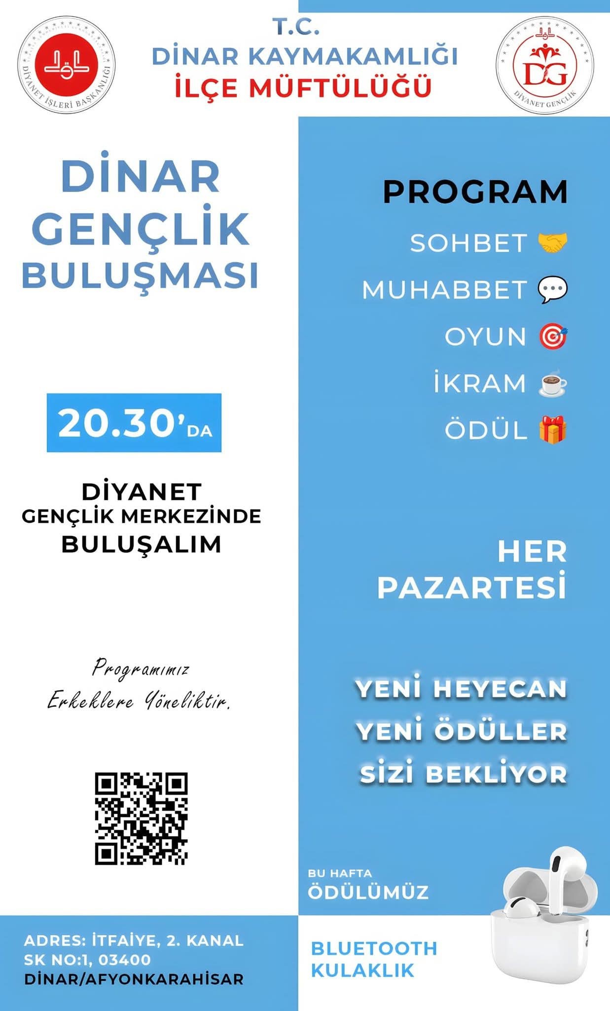 MÜFTÜLÜK GENÇLİK BULUŞMASI DÜZENLİYOR
