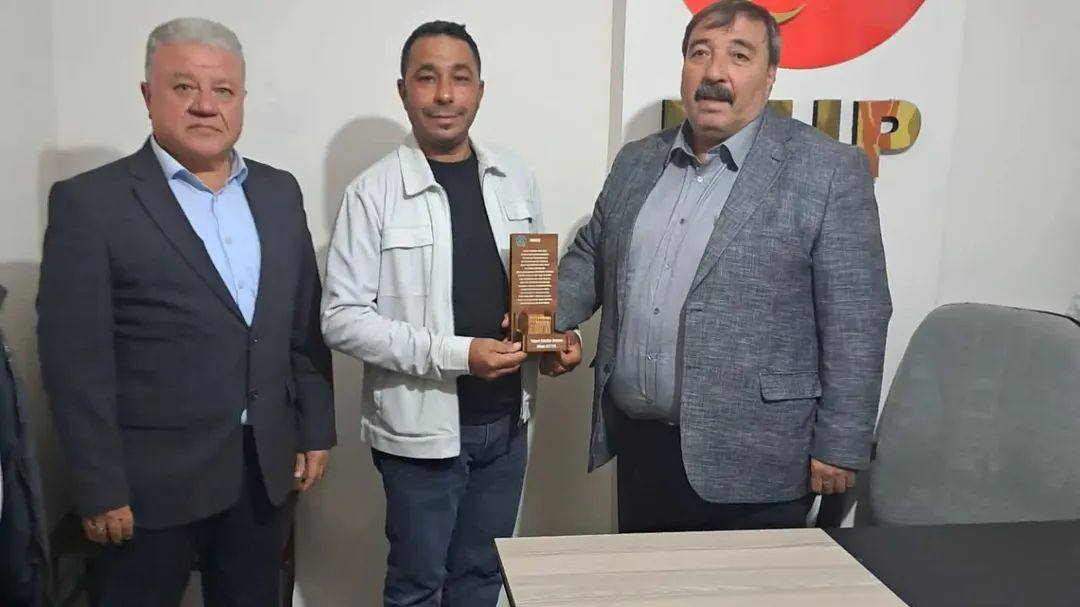 MHP HEYETİNDEN DİNAR TEŞKİLATINA ZİYARET